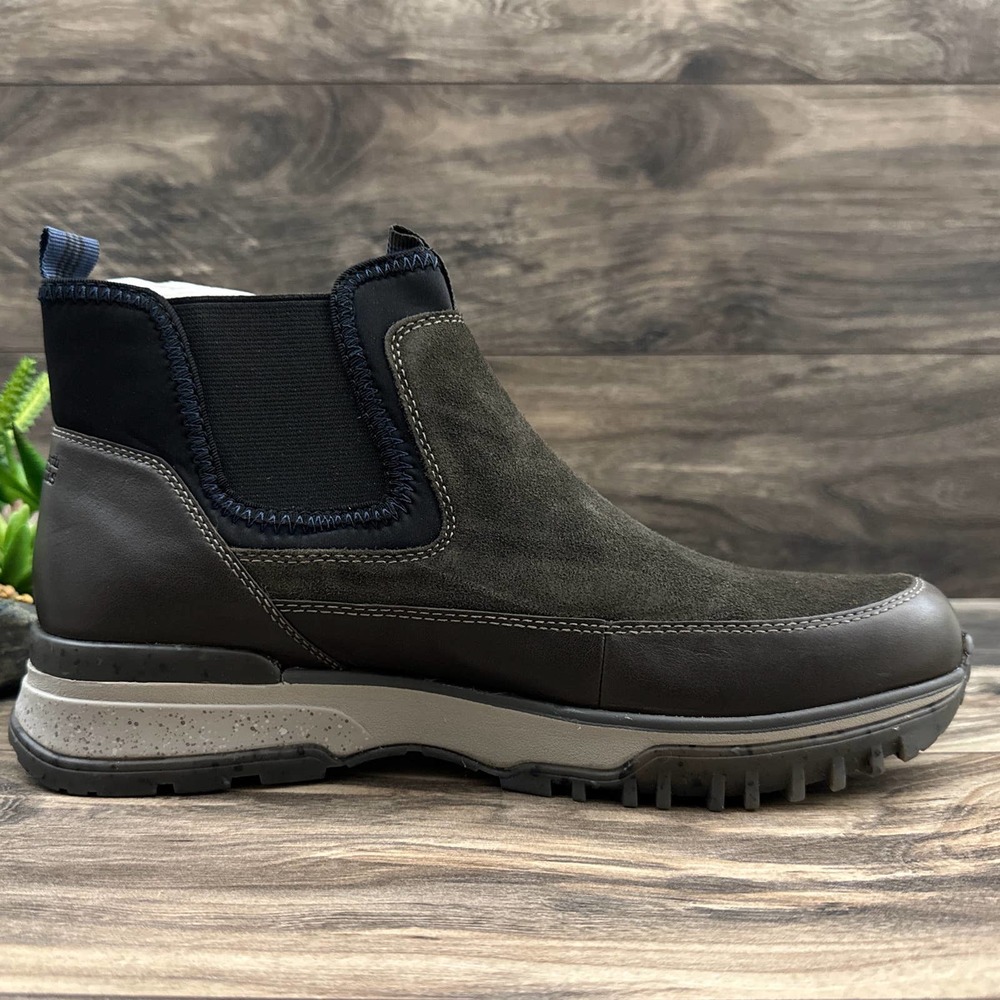 NIB Earth Elements 10.5M Skill Chukka Snow Winter Lug Sole Boots Suede Charcoal - Picture 6 of 11